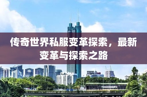 傳奇世界私服變革探索,最新變革與探索之路