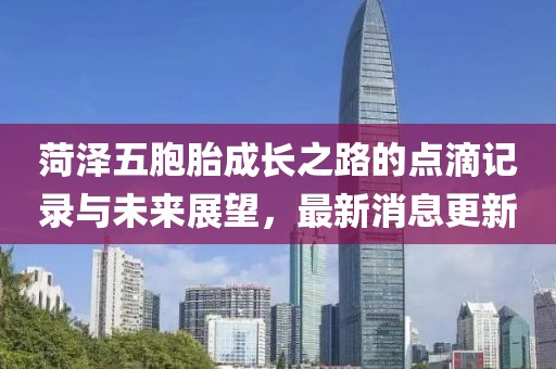 菏澤五胞胎成長之路的點滴記錄與未來展望,最新消息更新