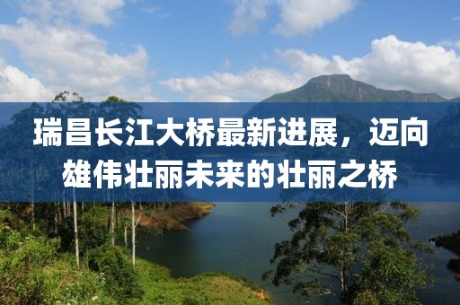 瑞昌長江大橋最新進展,邁向雄偉壯麗未來的壯麗之橋