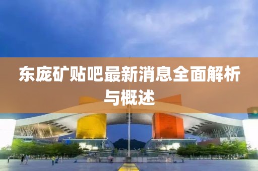 東龐礦貼吧最新消息全面解析與概述