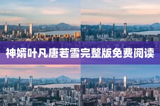 神婿葉凡唐若雪完整版免費閱讀