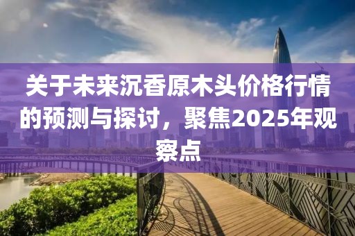 關于未來沉香原木頭價格行情的預測與探討,聚焦2025年觀察點