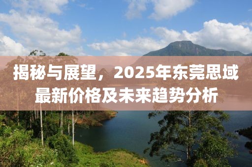 揭秘與展望,2025年東莞思域最新價格及未來趨勢分析