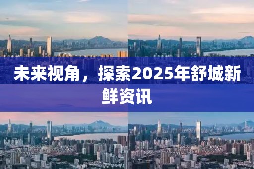 未來視角,探索2025年舒城新鮮資訊