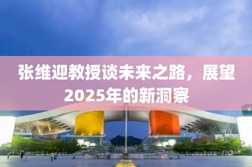 張維迎教授談未來之路,展望2025年的新洞察