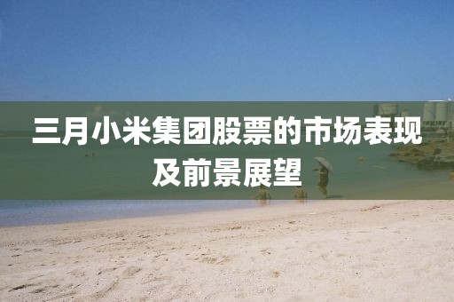 三月小米集團(tuán)股票的市場(chǎng)表現(xiàn)及前景展望