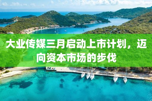 大業(yè)傳媒三月啟動(dòng)上市計(jì)劃,邁向資本市場(chǎng)的步伐