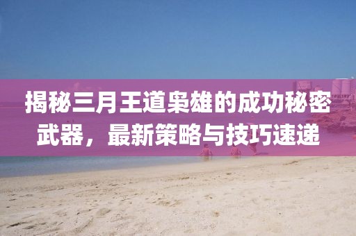 揭秘三月王道梟雄的成功秘密武器,最新策略與技巧速遞
