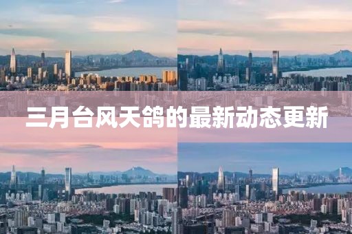 三月臺風天鴿的最新動態更新