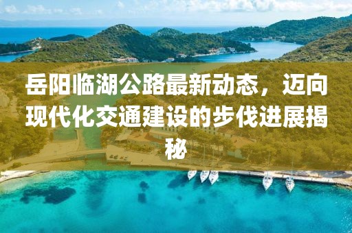 岳陽臨湖公路最新動態(tài),邁向現(xiàn)代化交通建設(shè)的步伐進(jìn)展揭秘
