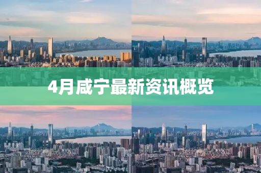 4月咸寧最新資訊概覽