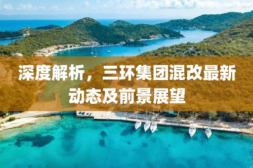 深度解析,三環集團混改最新動態及前景展望