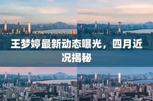 王夢婷最新動態(tài)曝光,四月近況揭秘