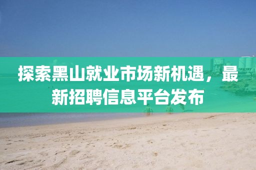 探索黑山就業(yè)市場(chǎng)新機(jī)遇,最新招聘信息平臺(tái)發(fā)布