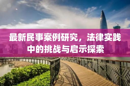 最新民事案例研究,法律實(shí)踐中的挑戰(zhàn)與啟示探索