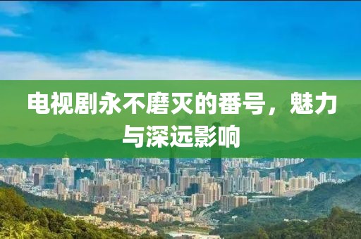 電視劇永不磨滅的番號,魅力與深遠影響