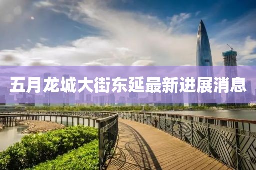 五月龍城大街東延最新進展消息