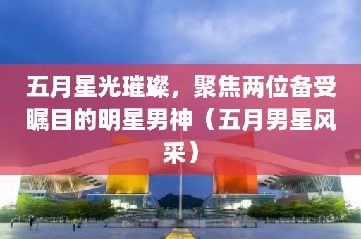 五月星光璀璨,聚焦兩位備受矚目的明星男神(五月男星風采)