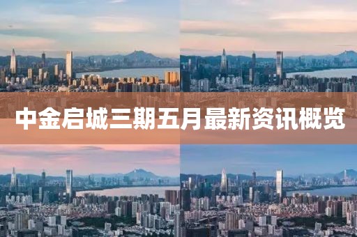 中金啟城三期五月最新資訊概覽