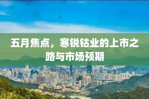 五月焦點,寒銳鈷業的上市之路與市場預期