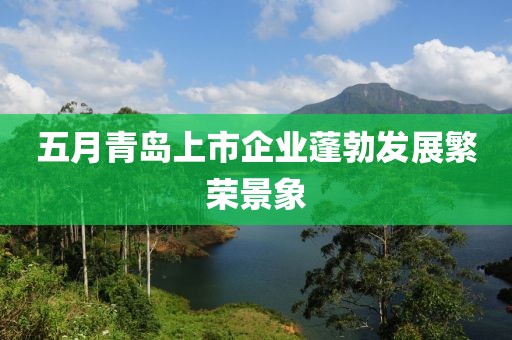 五月青島上市企業蓬勃發展繁榮景象