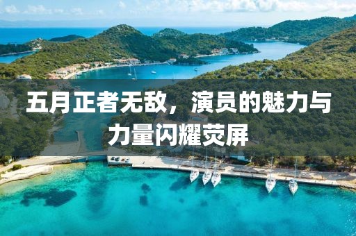五月正者無敵,演員的魅力與力量閃耀熒屏