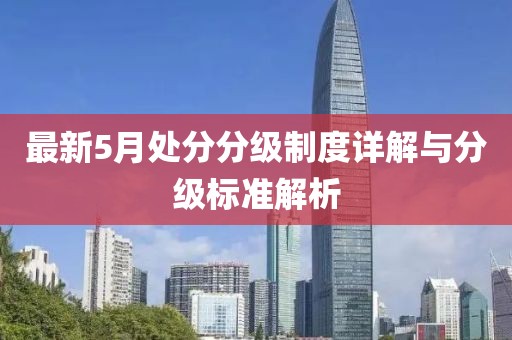 最新5月處分分級制度詳解與分級標準解析