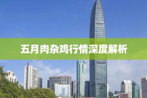 五月肉雜雞行情深度解析