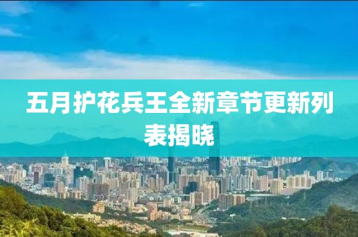 五月護花兵王全新章節更新列表揭曉
