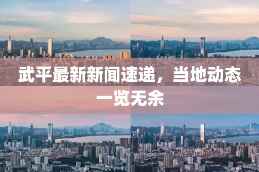 武平最新新聞速遞,當(dāng)?shù)貏討B(tài)一覽無余