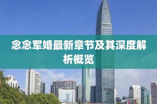 念念軍婚最新章節及其深度解析概覽