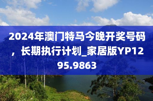 2024年澳門特馬今晚開獎號碼,長期執行計劃_家居版YP1295.9863