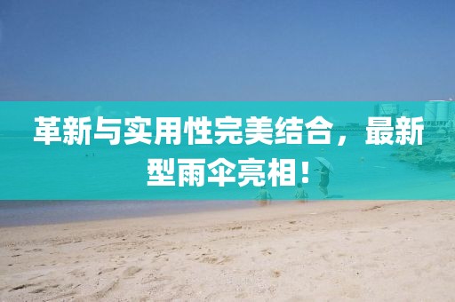 革新與實用性完美結(jié)合,最新型雨傘亮相!