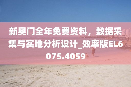 新奧門全年免費資料,數據采集與實地分析設計_效率版EL6075.4059