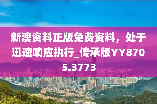 新澳資料正版免費資料,處于迅速響應執行_傳承版YY8705.3773