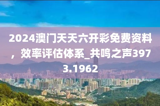 2024澳門天天六開彩免費(fèi)資料,效率評估體系_共鳴之聲3973.1962