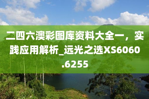 二四六澳彩圖庫資料大全一,實踐應用解析_遠光之選XS6060.6255