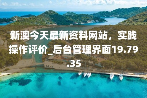 新澳今天最新資料網站,實踐操作評價_后臺管理界面19.79.35