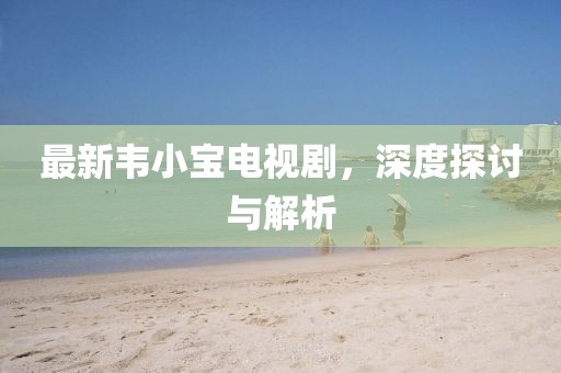 最新韋小寶電視劇,深度探討與解析