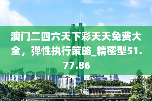 澳門二四六天下彩天天免費大全,彈性執(zhí)行策略_精密型51.77.86
