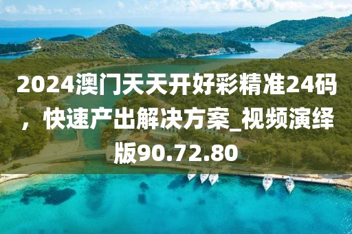 2024澳門天天開好彩精準24碼,快速產出解決方案_視頻演繹版90.72.80
