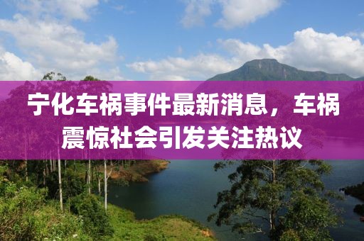 寧化車禍事件最新消息,車禍震驚社會引發關注熱議