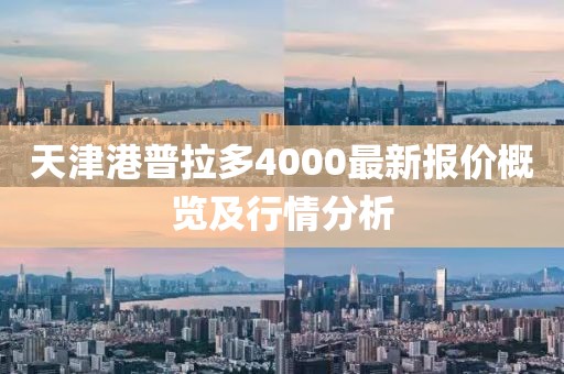 天津港普拉多4000最新報價概覽及行情分析