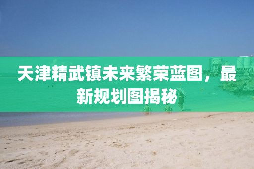 天津精武鎮未來繁榮藍圖,最新規劃圖揭秘